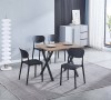 VIDEL DS - CONJUNTO DE MESA + 5 CADEIRAS
