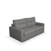 SOFA BOLONIA II C/CAMA TECIDO DAKOTA CINZA 19