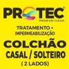 PROTEC - TRATAMENTO + IMPERMEABILIZAÇÃO - COLCHÃO CASAL / SOLTEIRO (2 LADO) ****  APÓS A ENTREGA DO PRODUTO VÁ A WWW.PROTECPLUS.