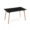 DINAMARCA DS - MESA RETANGULAR 120CM P/ MADEIRA NEGRO