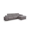FUNDÃO - SOFÁ CHAISE LONG  C/ EXTENSÍVEIS DIR. V/F - SIERRA 746 (STOCK)