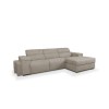 FUNDÃO - SOFÁ CHAISE LONG  C/ EXTENSÍVEIS DIR. V/F - SIERRA 745 (STOCK)