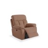 SOFA RELAX 1 LUGAR ELETRICO KMAX 6087C TECIDO BEJE (cx diz brown)