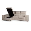 MOZART II CHAISE ESQ. TECIDO PROMO CINZA