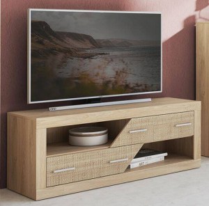 LARA base de TV com 2 gavetas