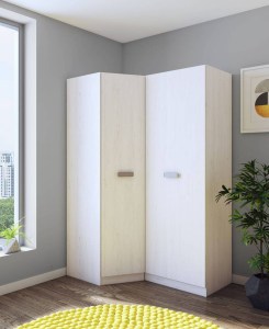 DONALD armário de canto com 2 portas