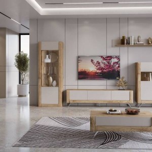 KASAI vitrine alta de 1 porta