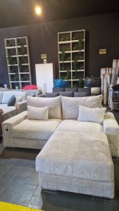 SOL MM CHAISE REVERSIVEL TECIDO CREMONA 2 BEGE