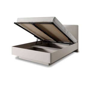 LANTE LK - CAMA + ESTRADO DE ELEVATÓRIO 200 X 160 - BEGE