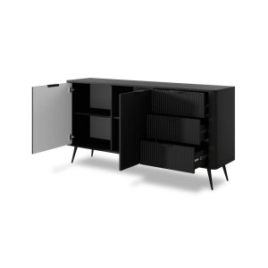 LANTE LK - APARADOR 163 2P3G - PRETO (EXCLUSIVO ONLINE)