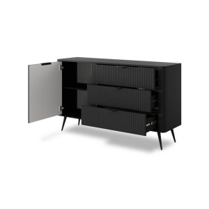 LANTE LK - APARADOR 138 1P3G - PRETO (EXCLUSIVO ONLINE)