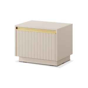 ROYAL PK MESA CABECEIRA 1 GAVETA S54 COR BEGE AREIA