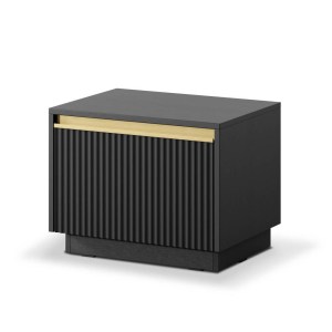 ROYAL PK MESA CABECEIRA 1 GAVETA S54 COR PRETO