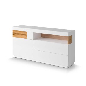 SILKE HT aparador de 3 gavetas e 1 porta