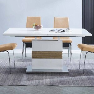 CONJUNTO DE MESA CARLOTA +4 CADEIRAS AROA BEGE