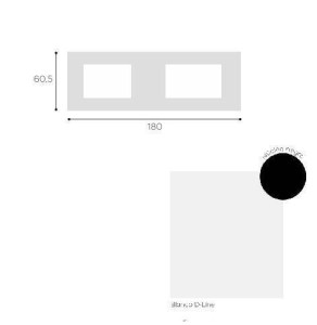 EXPORT -  TAMPO REV.COMPACT 1800X605X10  BLANCA