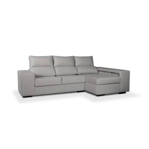 SOFA MOZART CHAISE VFD CALABRIA 15 CINZA