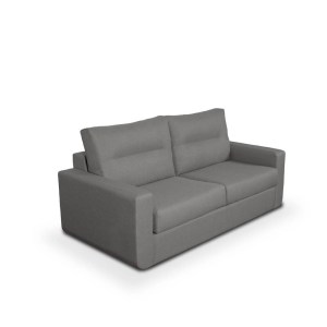 SOFA BOLONIA II C/CAMA TECIDO DAKOTA CINZA 19