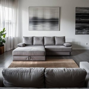PUZZLE sofá chaise long com cama queens