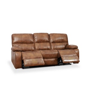 KMAX 1048 (10483235) - SOFÁ 3 LUGARES CASTANHO (220CM X 94CM X 103CM)KMAX 1048 (10483235) - SOFÁ 3 LUGARES CASTANHO (220CM X 94C