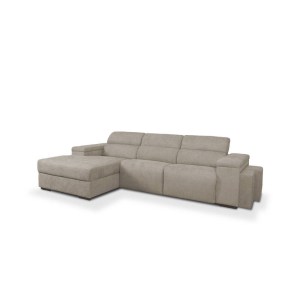 FUNDÃO - SOFÁ CHAISE LONG  C/ EXTENSÍVEIS ESQ. V/F - SIERRA 745 (STOCK)