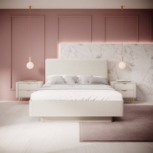 LANTE LK CAMA BEGE 200X160