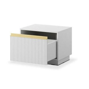 ROYAL PK MESA CABECEIRA 1 GAVETA S54 COR BRANCO