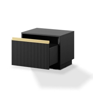 ROYAL PK MESA CABECEIRA 1 GAVETA S54 COR PRETO