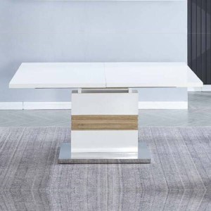 MESA COMEDOR EXTENSIBLE CARLOTA BL-CBR