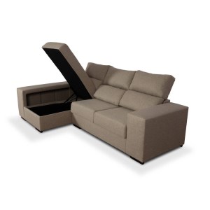 SOFA MOZART CHAISE ESQ. CALABRIA 4 BEGE