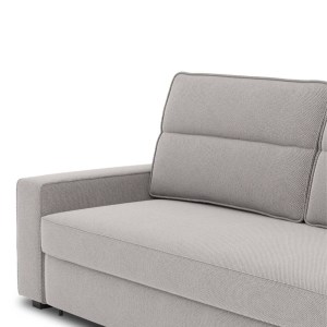 NILLS AQ - SOFÁ 3 LUGARES COM CAMA CURIO 83 CINZA MÉDIO CLARO