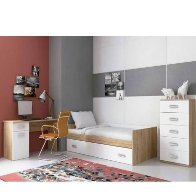 CAMISEIRO 5 GAVETAS CHAMPION AMBIENTE 06 CAMBRIA-BLANCO