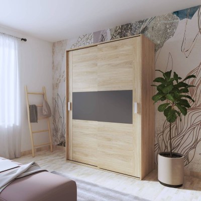 DONALD armário com 2 portas de correr