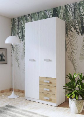 DONALD armário com 2 portas e 3 gavetas