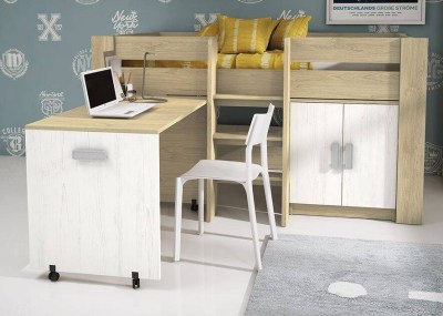 DONALD DS - CAMA BLOCK C/MESA ESTUDIO PUCCINI-ANDERSEN