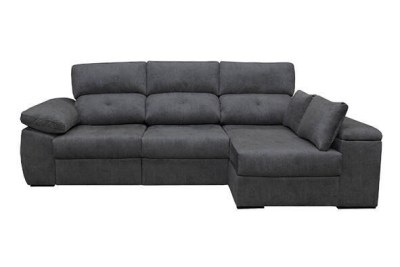 GREDOS DS - CHAISE LONG DTA V/F TAP. EDI ANTRACITA