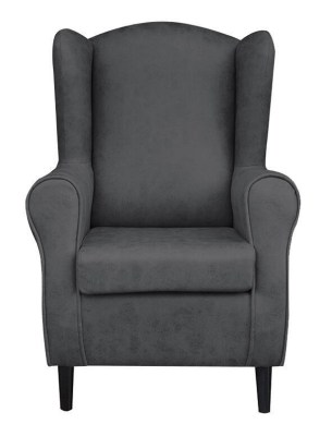 CARPIO cadeirão fixo c/ pés de madeira