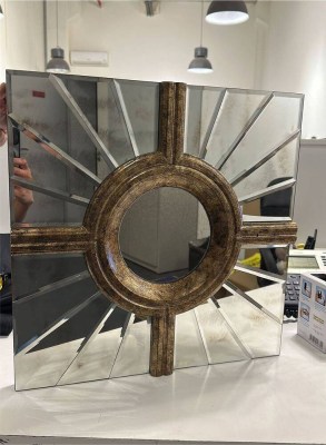 ESPELHO DECORATIVO 48 x 4,5 x 48 CM