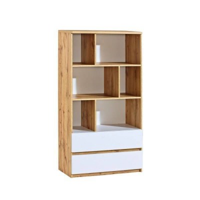 ESTANTE ARCA CARVALHO ABERTA COM 2 GAVETAS (EXC. ONLINE)