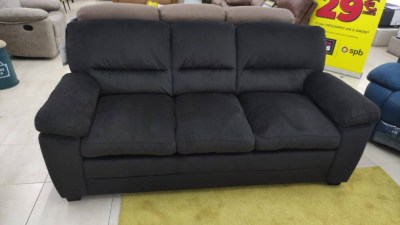 KMAX 8623 - SOFÁ 3 LUGARES CASTANHO (209CM X 95CM X 98CM) 0KMAX 8623 - SOFÁ 3 LUGARES CASTANHO (209CM X 95CM X 98CM) 0