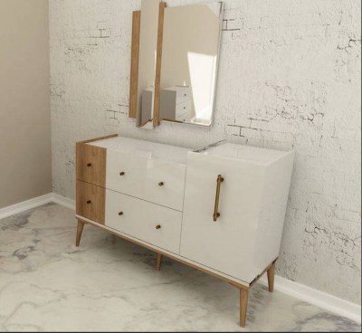 PASTEL KI - ESPELHO COMODA BRANCO (NEW)