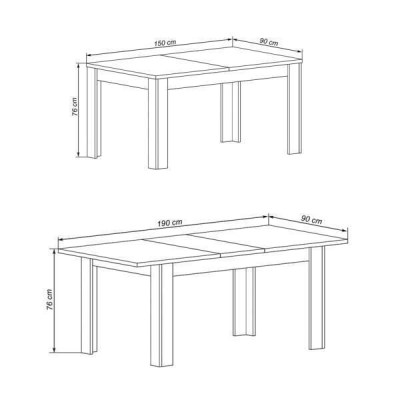 EUROPA DT Mesa de Jantar