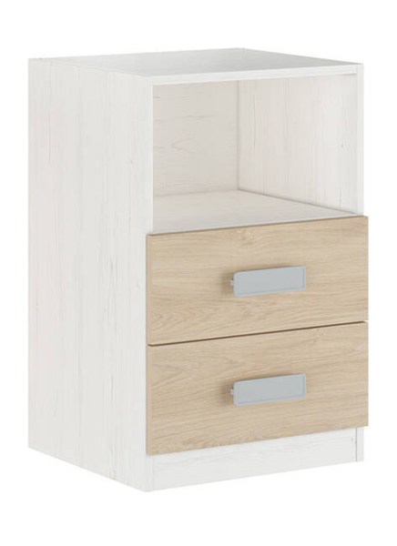 DONALD móvel baixo com 2 gavetas