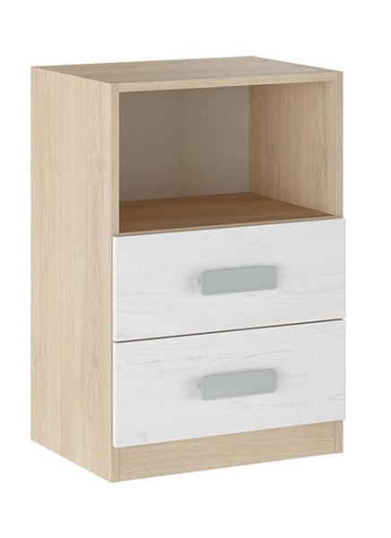 DONALD móvel baixo com 2 gavetas