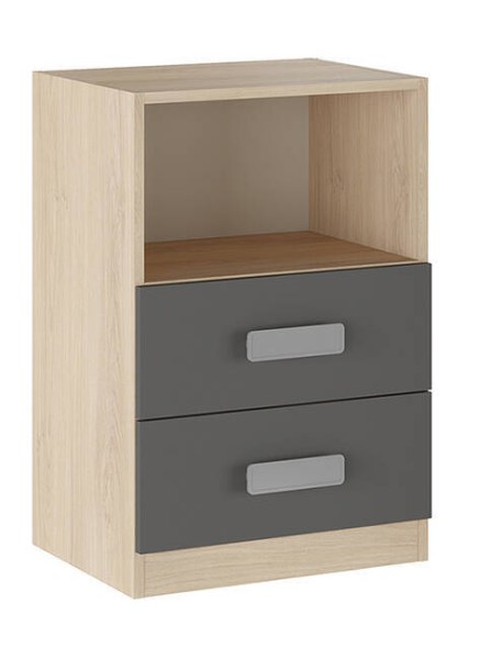 DONALD móvel baixo com 2 gavetas