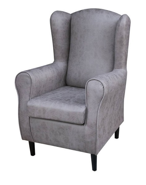 CARPIO cadeirão fixo c/ pés de madeira