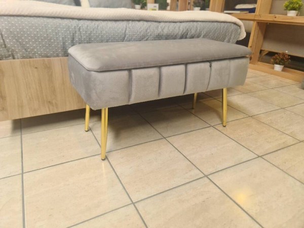BANQUETA DE CAMA SOGNO GRIS - 22050053