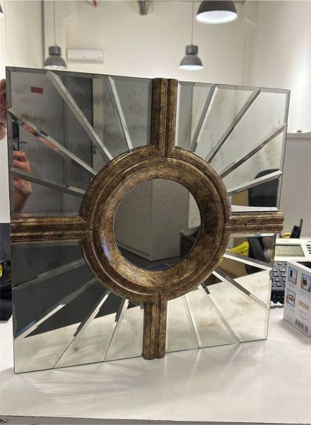 ESPELHO DECORATIVO 48 x 4,5 x 48 CM