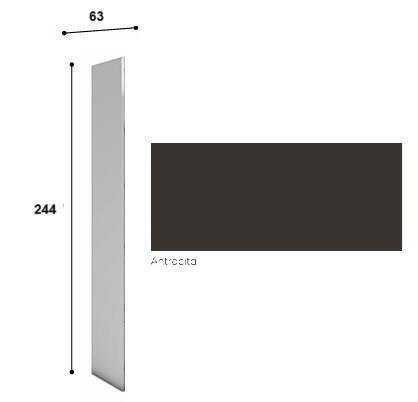 EXPORT -  LATERAL 2440X630 MM ANTRACITA