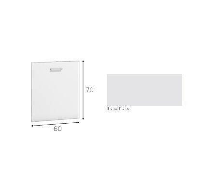 EXPORT -  PORTA 698X597 BLANCO-TITANIO